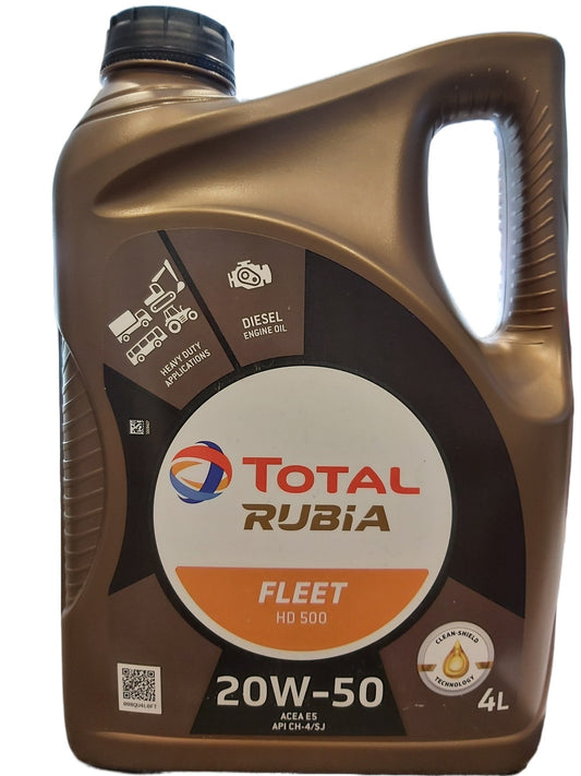 TOTAL FLEET HD-500 20W-50